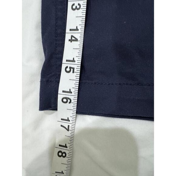 Copper Key Navy Cotton Blend Full Button Front Short Mini Skirt- Size Medium - Picture 9 of 9